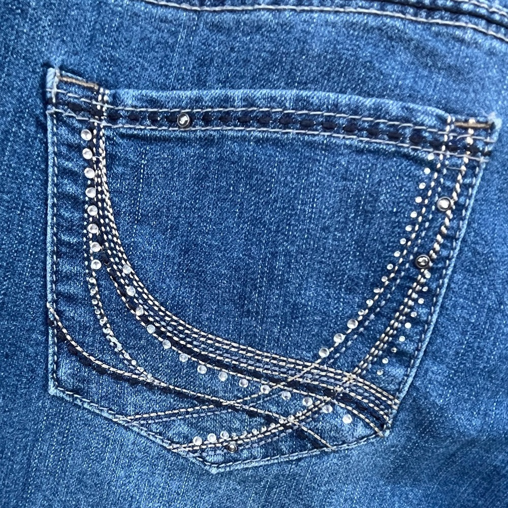 Vintage Christopher & Banks Blue Jeans, Bling | 14 - Picture 10 of 14